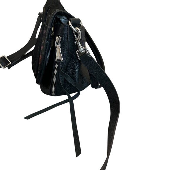 Aimee Kestenberg Genuine Fur Crossbody Purse Shoulder Bag Rainbow Speckle Print - Picture 5 of 13